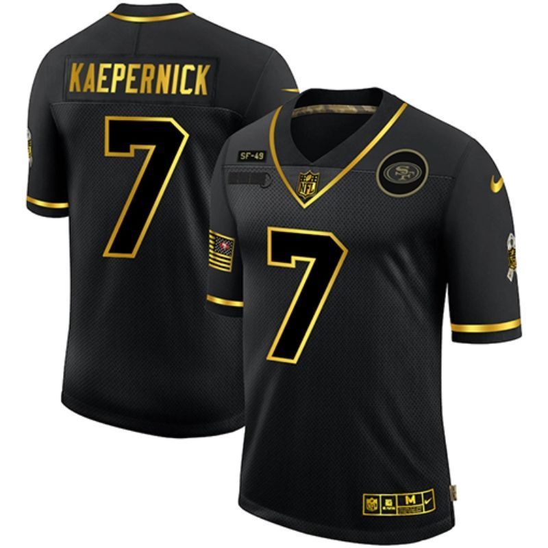 San Francisco 49ers Colin Kaepernick #7 Nfl 2020 Black Jersey