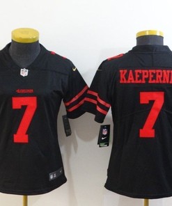 San Francisco 49ers Colin Kaepernick #7 Nfl 2020 Black Womens Jersey