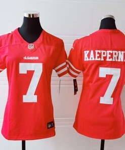 San Francisco 49ers Colin Kaepernick #7 Nfl 2020 Red Womens Jersey