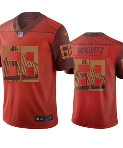San Francisco 49ers Colton Mckivitz Orange City Edition Vapor Limited Jersey