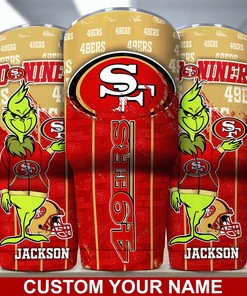San Francisco 49ers Custom Name Tumbler - Exclusive San Francisco 49ers Custom Name Tumbler for Die-Hard Fans