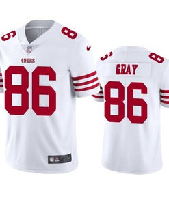 San Francisco 49ers Danny Gray 86 White Vapor Limited Jersey