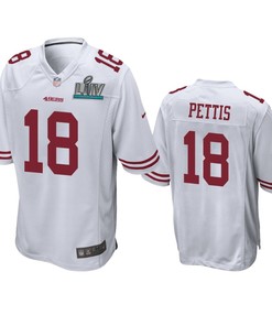 San Francisco 49ers Dante Pettis White Super Bowl Liv Game Jersey