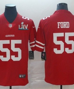 San Francisco 49ers Dee Ford # 55 2020 Nfl Red Jersey Jersey