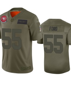 San Francisco 49ers Dee Ford Camo 2019 Salute To Service Limited Jersey