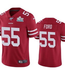 San Francisco 49ers Dee Ford Scarlet Super Bowl Liv Vapor Limited Jersey