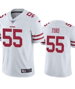 San Francisco 49ers Dee Ford White 100th Season Vapor Limited Jersey