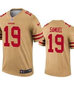 San Francisco 49ers Deebo Samuel Gold Inverted Legend Jersey