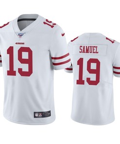 San Francisco 49ers Deebo Samuel White 100th Season Vapor Limited Jersey