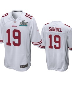 San Francisco 49ers Deebo Samuel White Super Bowl Liv Game Jersey