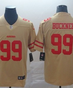 San Francisco 49ers Deforest Buckner # 99 2020 Nfl Golden Jersey Jersey