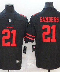 San Francisco 49ers Deion Sanders #21 Nfl 2020 Black Jersey