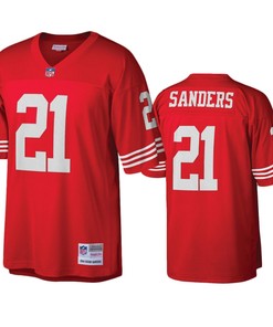 San Francisco 49ers Deion Sanders Scarlet Legacy Replica Jersey