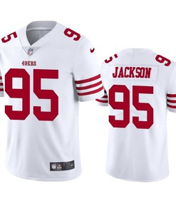 San Francisco 49ers Drake Jackson 95 White Vapor Limited Jersey