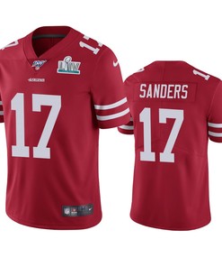 San Francisco 49ers Emmanuel Sanders Scarlet Super Bowl Liv Vapor Limited Jersey