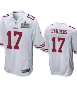 San Francisco 49ers Emmanuel Sanders White Super Bowl Liv Game Jersey