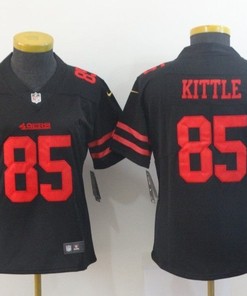 San Francisco 49ers George Kittle #85 2020 Nfl Black Women Jersey Jersey