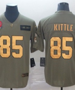 San Francisco 49ers George Kittle #85 2020 Nfl Camo Jersey Jersey