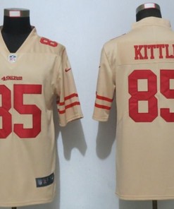San Francisco 49ers George Kittle #85 2020 Nfl Golden Jersey Jersey