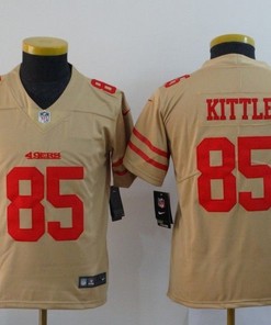 San Francisco 49ers George Kittle #85 2020 Nfl Golden Jersey Jersey