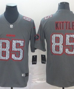 San Francisco 49ers George Kittle #85 2020 Nfl Grey Jersey Jersey