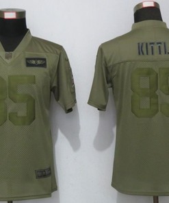 San Francisco 49ers George Kittle #85 Nfl 2020 Moss Green Jersey