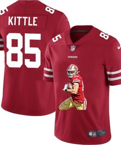 San Francisco 49ers George Kittle #85 Nfl 2020 Red Jersey