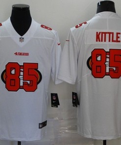 San Francisco 49ers George Kittle #85 Nfl 2020 White Jersey