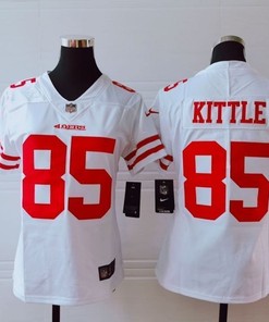 San Francisco 49ers George Kittle #85 Nfl 2020 White Womens Jersey