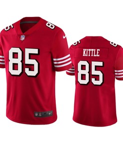 San Francisco 49ers George Kittle Red Vapor Limited Jersey