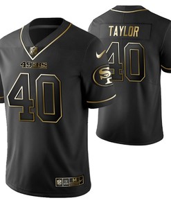 San Francisco 49ers Jamar Taylor 40 2021 Nfl Golden Brandedition Black Jersey Gift For 49ers Fans
