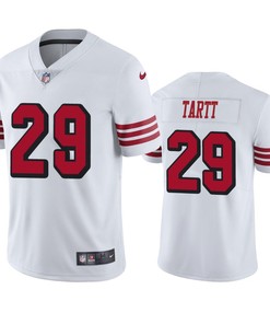 San Francisco 49ers Jaquiski Tartt White Nike Color Rush Limited Jersey