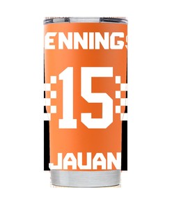 San Francisco 49ers Jauan Jennings Orange Tumbler - Stylish San Francisco 49ers Jauan Jennings Orange Tumbler for True Fans