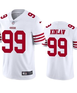 San Francisco 49ers Javon Kinlaw 99 2022-23 Vapor Limited White Jersey - Men's