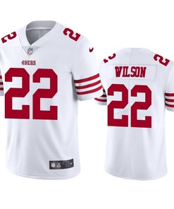 San Francisco 49ers Jeff Wilson 22 2022-23 Vapor Limited White Jersey - Men's