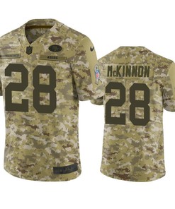 San Francisco 49ers Jerick Mckinnon Jersey Nfl Camo Salute To Service