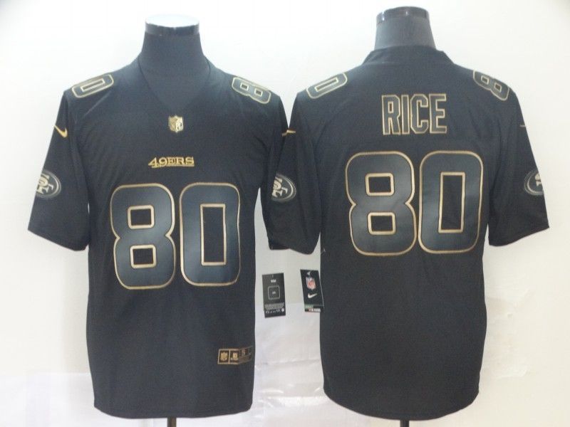 San Francisco 49ers Jerry Rice #80 2020 Nfl Black Jersey Jersey