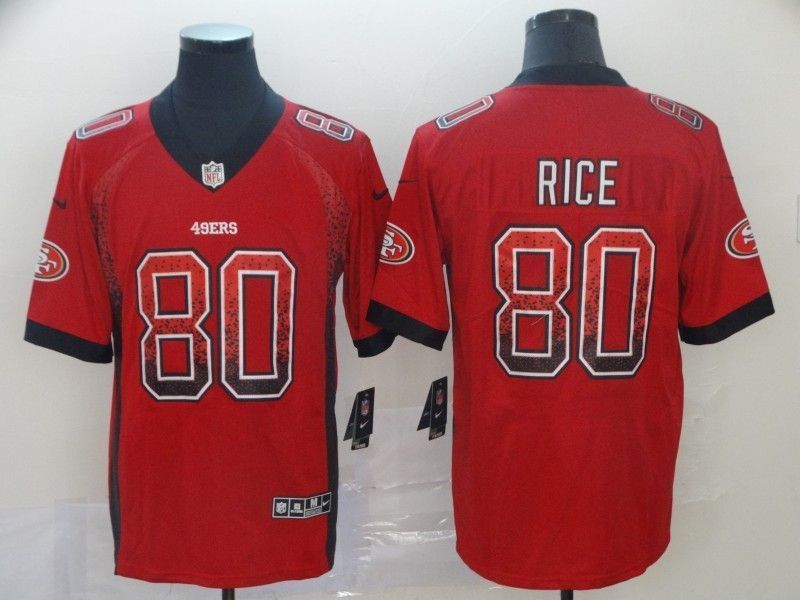 San Francisco 49ers Jerry Rice #80 2020 Nfl Red Jersey Jersey