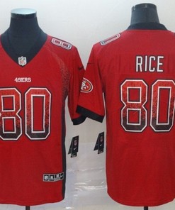 San Francisco 49ers Jerry Rice #80 2020 Nfl Red Jersey Jersey
