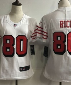 San Francisco 49ers Jerry Rice #80 2020 Nfl White Womens Jersey Jersey