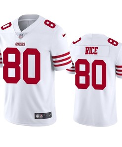 San Francisco 49ers Jerry Rice 80 2022-23 Vapor Limited White Jersey - Men's