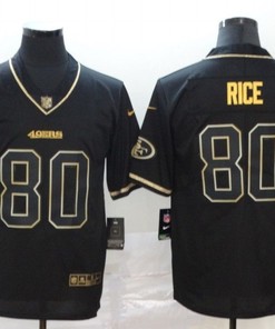 San Francisco 49ers Jerry Rice #80 Nfl 2020 Black Jersey