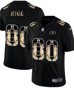 San Francisco 49ers Jerry Rice #80 Statue Of Liberty 2020 Nfl Black Jersey Jersey