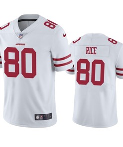 San Francisco 49ers Jerry Rice 80 White Vapor Limited Jersey