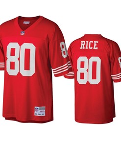 San Francisco 49ers Jerry Rice Scarlet Legacy Replica Jersey