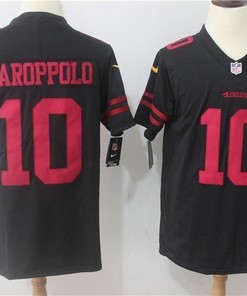 San Francisco 49ers Jimmy Garoppolo #10 2020 Nfl Black Jersey Jersey