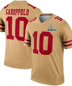 San Francisco 49ers Jimmy Garoppolo #10 2020 Nfl Golden Jersey Jersey
