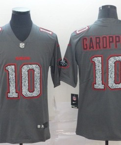 San Francisco 49ers Jimmy Garoppolo #10 2020 Nfl Grey Jersey Jersey