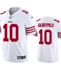 San Francisco 49ers Jimmy Garoppolo 10 2022-23 Vapor Limited White Jersey - Men's