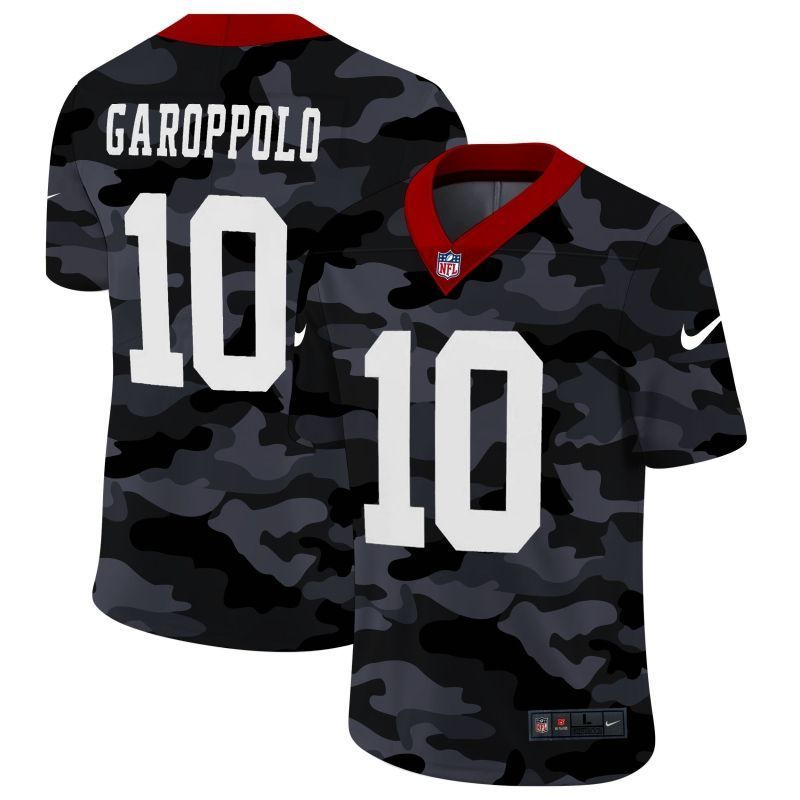 San Francisco 49ers Jimmy Garoppolo #10 Nfl 2020 Camo Jersey